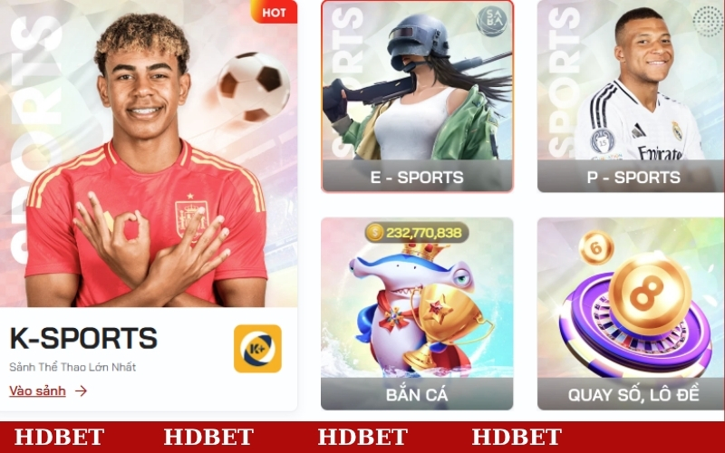 Sân chơi cá cược HDBET đáng trải nghiệm năm 2025